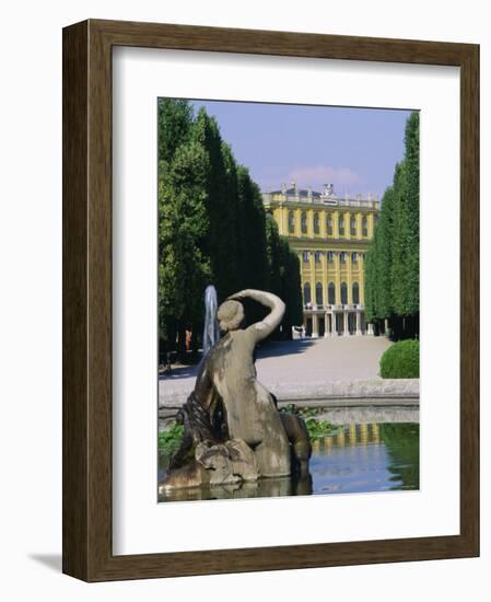 Naiad Fountain, Schonbrunn, Unesco World Heritage Site, Vienna, Austria, Europe-Roy Rainford-Framed Photographic Print