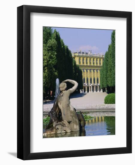 Naiad Fountain, Schonbrunn, Unesco World Heritage Site, Vienna, Austria, Europe-Roy Rainford-Framed Photographic Print