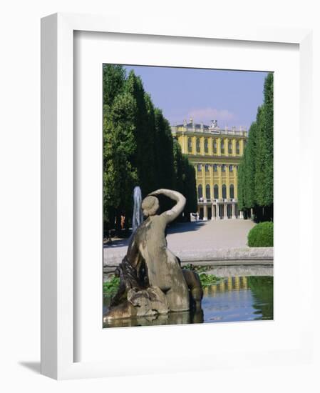 Naiad Fountain, Schonbrunn, Unesco World Heritage Site, Vienna, Austria, Europe-Roy Rainford-Framed Photographic Print