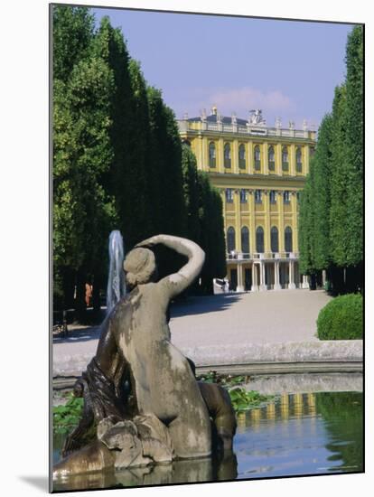 Naiad Fountain, Schonbrunn, Unesco World Heritage Site, Vienna, Austria, Europe-Roy Rainford-Mounted Photographic Print