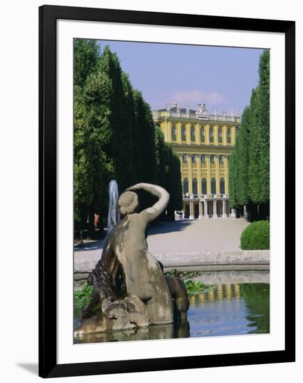 Naiad Fountain, Schonbrunn, Unesco World Heritage Site, Vienna, Austria, Europe-Roy Rainford-Framed Photographic Print