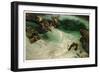 Naiades Et Centuries Dans Les Value-Georges Jules Victor Clairin-Framed Art Print