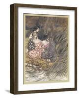 Naiads-Arthur Rackham-Framed Art Print