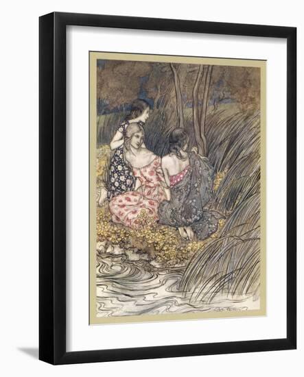 Naiads-Arthur Rackham-Framed Art Print