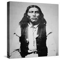 Naiche (D.1874) Chief of the Chiricahua Apaches of Arizona (B/W Photo)-American Photographer-Stretched Canvas