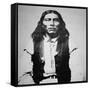 Naiche (D.1874) Chief of the Chiricahua Apaches of Arizona (B/W Photo)-American Photographer-Framed Stretched Canvas