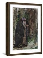 Naina.Costume Design for the Opera Ruslan and Lyudmila by M. Glinka-Valentin Alexandrovich Serov-Framed Giclee Print