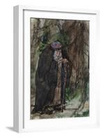 Naina.Costume Design for the Opera Ruslan and Lyudmila by M. Glinka-Valentin Alexandrovich Serov-Framed Giclee Print