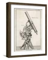 Nairn's Equatorial Telescope-Benard-Framed Photographic Print