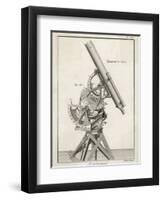 Nairn's Equatorial Telescope-Benard-Framed Photographic Print