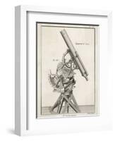 Nairn's Equatorial Telescope-Benard-Framed Photographic Print