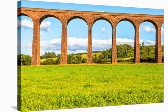 Nairn Viaduct Aka. Culloden Viaduct Scotland UK-matthi-Stretched Canvas