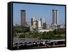 Nairobi Skyline From Uhuru Park, Nairobi, Kenya, East Africa, Africa-Charles Bowman-Framed Stretched Canvas