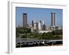 Nairobi Skyline From Uhuru Park, Nairobi, Kenya, East Africa, Africa-Charles Bowman-Framed Photographic Print