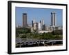 Nairobi Skyline From Uhuru Park, Nairobi, Kenya, East Africa, Africa-Charles Bowman-Framed Photographic Print