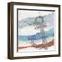 Naive Coastal - Anchor-Belle Poesia-Framed Giclee Print