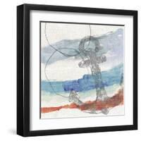 Naive Coastal - Anchor-Belle Poesia-Framed Giclee Print