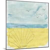 Naive Coastal - Beach-Belle Poesia-Mounted Giclee Print