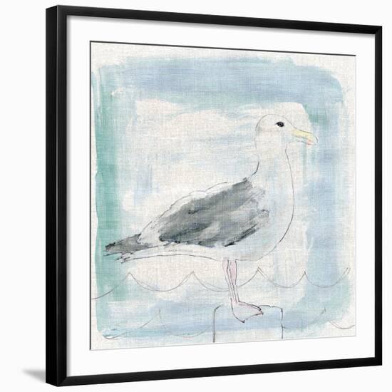 Naive Coastal - Gull-Belle Poesia-Framed Giclee Print