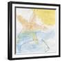 Naive Coastal - Star-Belle Poesia-Framed Giclee Print