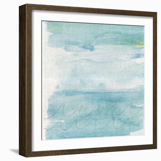 Naive Coastal - Wave-Belle Poesia-Framed Giclee Print