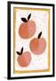 Naive Fruit - Peach-Joelle Wehkamp-Framed Giclee Print