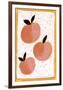 Naive Fruit - Peach-Joelle Wehkamp-Framed Giclee Print