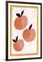 Naive Fruit - Peach-Joelle Wehkamp-Framed Giclee Print