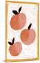 Naive Fruit - Peach-Joelle Wehkamp-Mounted Giclee Print