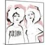 Naive Sketch - Girlfriends-Aurora Bell-Mounted Giclee Print