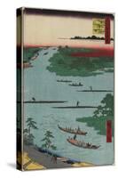 Nakagawa River Mouth, March 1857-Utagawa Hiroshige-Stretched Canvas