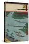 Nakagawa River Mouth, March 1857-Utagawa Hiroshige-Stretched Canvas