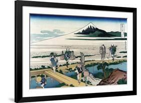 Nakahara in Sagami Province-Katsushika Hokusai-Framed Art Print