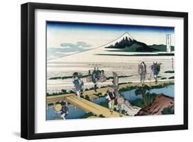 Nakahara in Sagami Province-Katsushika Hokusai-Framed Art Print