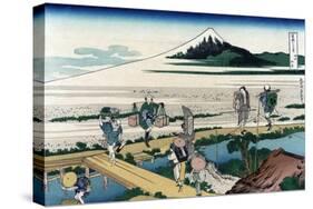 Nakahara in Sagami Province-Katsushika Hokusai-Stretched Canvas