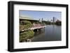 Nakajima Teahouse, Hamarikyu Gardens, Chuo, Tokyo, Japan, Asia-Stuart Black-Framed Photographic Print