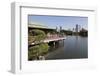 Nakajima Teahouse, Hamarikyu Gardens, Chuo, Tokyo, Japan, Asia-Stuart Black-Framed Photographic Print