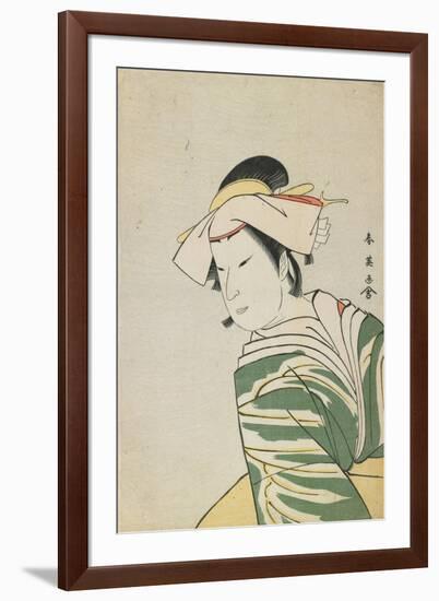 Nakamura Noshio II as Tonase, 1795-Katsukawa Shun'ei-Framed Giclee Print