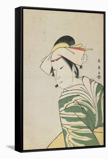 Nakamura Noshio II as Tonase, 1795-Katsukawa Shun'ei-Framed Stretched Canvas