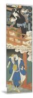 Nakamura Utaemon II as Ishikawa Goemon, Mimasu Daigoro IV as Mashiba Hisayoshi-Utagawa Hirosada-Mounted Giclee Print