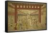 Nakanocho in the Yoshiwara-Okumura Masanobu-Framed Stretched Canvas