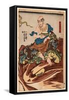 Nakasaina Sonja-Utagawa Kuniyoshi-Framed Stretched Canvas