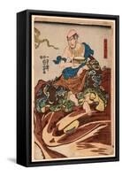 Nakasaina Sonja-Utagawa Kuniyoshi-Framed Stretched Canvas
