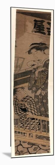 Nakasu No Geisha-Hosoda Eishi-Mounted Premium Giclee Print