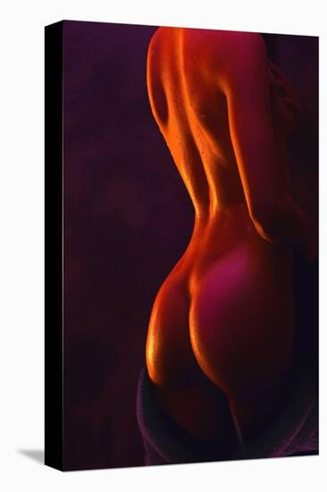Naked Back-Richard Desmarais-Stretched Canvas