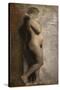 Naked female model, profile, 1886-Vilhelm Hammershoi-Stretched Canvas