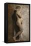 Naked female model, profile, 1886-Vilhelm Hammershoi-Framed Stretched Canvas