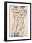 Naked Girls Embracing, 1914-Egon Schiele-Framed Giclee Print