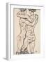 Naked Girls Embracing, 1914-Egon Schiele-Framed Giclee Print