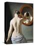 Naked in Mirror, by Johan Frederik Eckersberg-null-Stretched Canvas